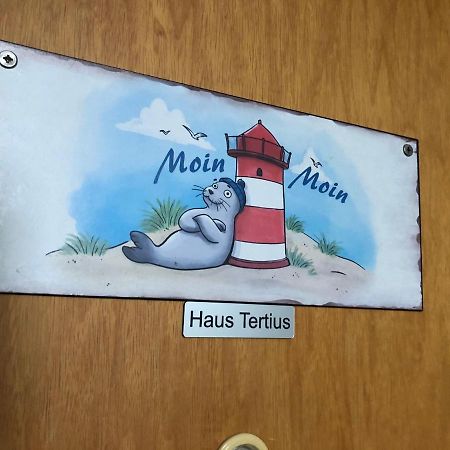 Haus Tertius - Strand- Und Hafennahe Ruhige Ferienwohnung Büsum Dış mekan fotoğraf